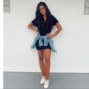 Dottie black pocketed dress. NWT.